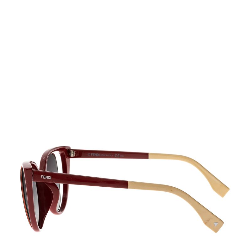 Oculos-Fendi-FF-0136-Vermelho-e-Creme