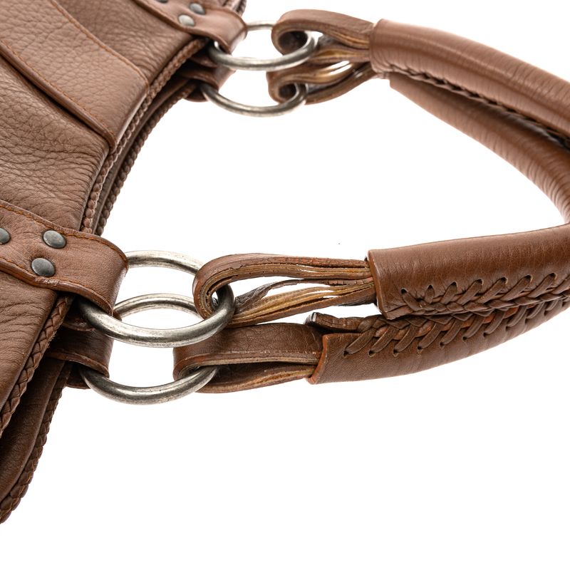 Bolsa-Christian-Dior-Gaucho-Double-Saddle-Marrom