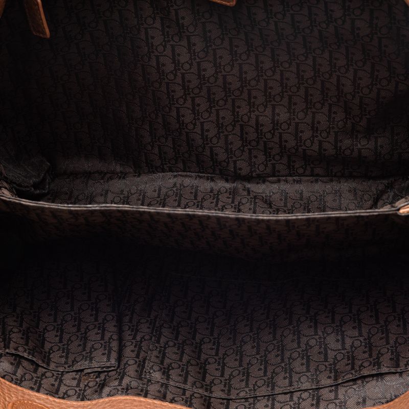 Bolsa-Christian-Dior-Gaucho-Double-Saddle-Marrom