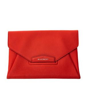 Clutch Givenchy Envelope Vermelha