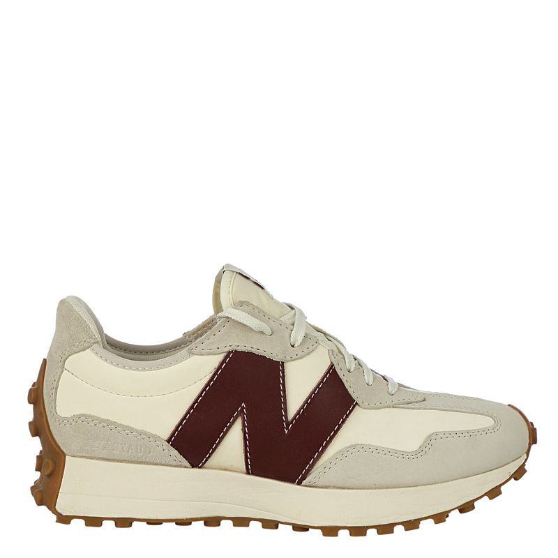 Tenis-Staud-e-New-Balance-Cinza-Branco-e-Marrom