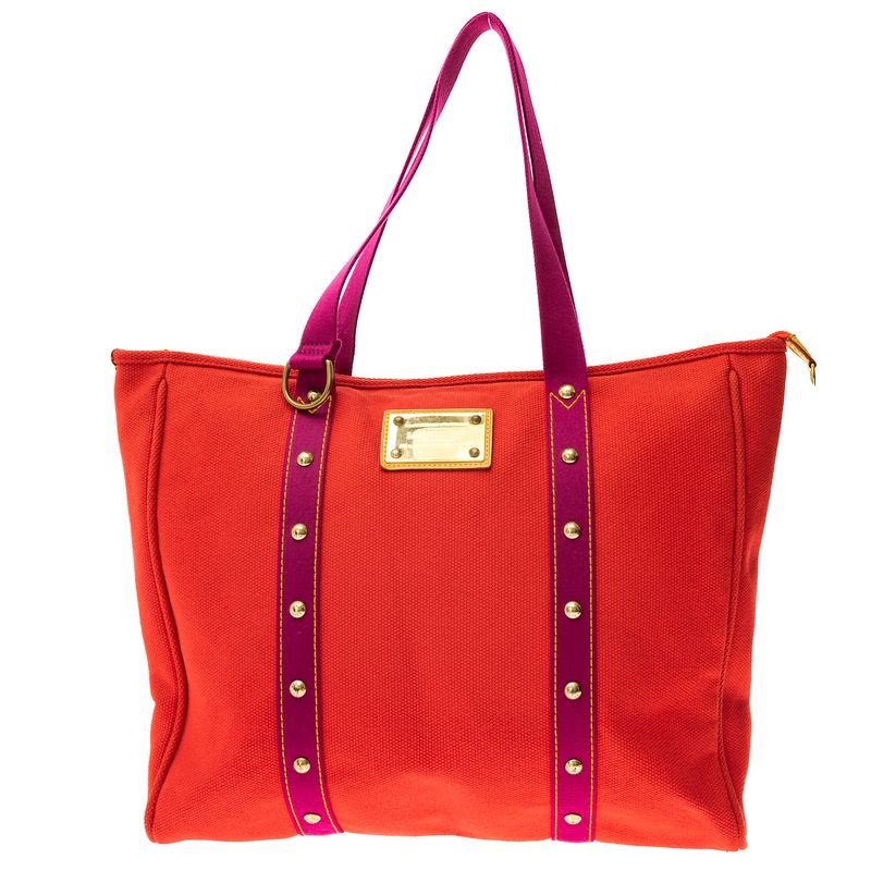 Bolsa-Louis-Vuitton-Antigua-Cabas-GM-Vermelho