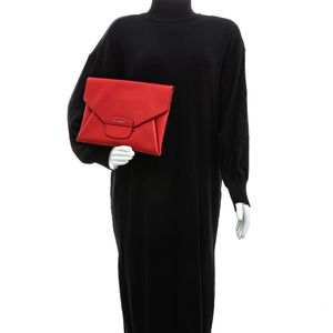 Clutch Givenchy Envelope Vermelha