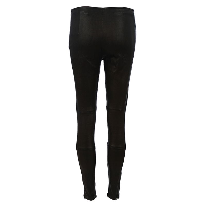 Legging-The-Row-Couro-Preto-
