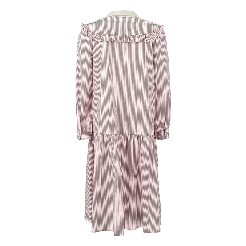 Vestido-Vivetta-Tecido-Listrado-Rosa-e-Branco