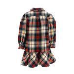 Vestido-Ralph-Lauren-Infantil-Xadrez-Vermelho-e-Verde