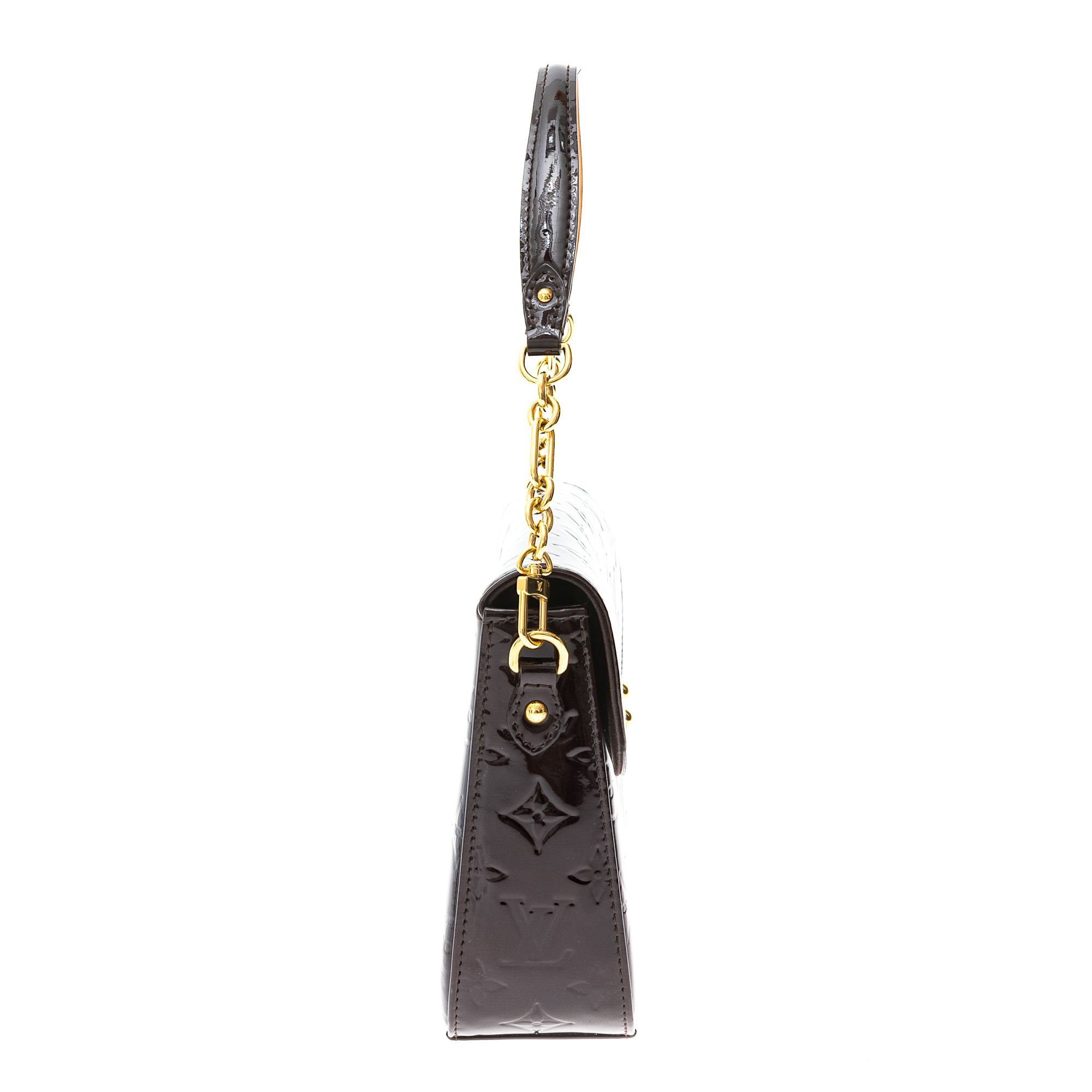 Bolsa Louis Vuitton Rodeo Drive Verniz Vinho | Brechó de luxo - Prettynew