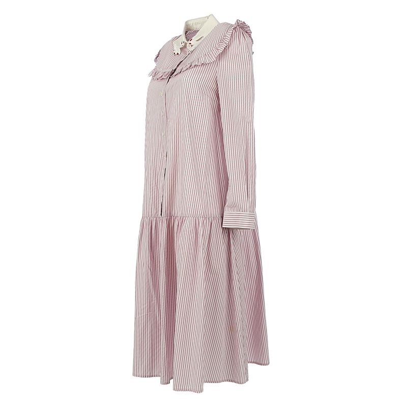 Vestido-Vivetta-Tecido-Listrado-Rosa-e-Branco
