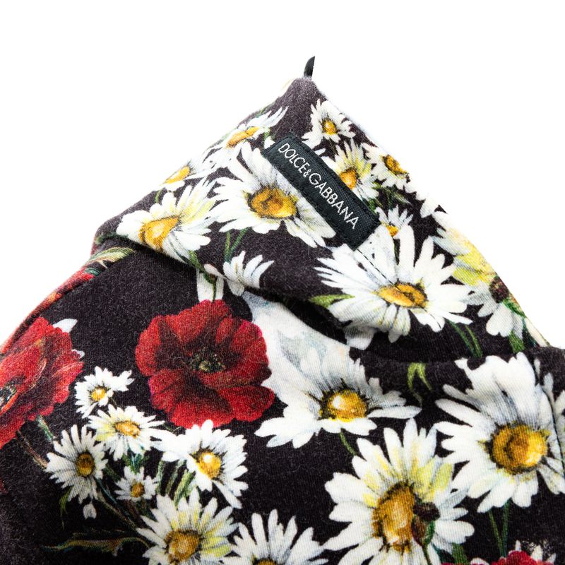Moletom-Dolce---Gabbana-Infantil-Preto-Floral