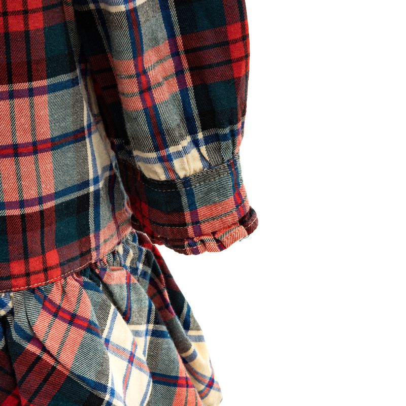 Vestido-Ralph-Lauren-Infantil-Xadrez-Vermelho-e-Verde