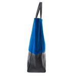 Bolsa-Celine-Tote-Feltro-Azul