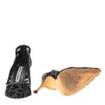 Scarpin-Manolo-Blahnik-Tela-Animal-Print-Preto