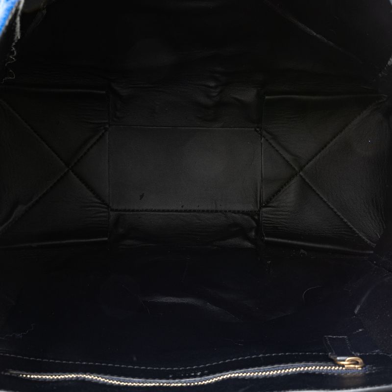 Bolsa-Celine-Tote-Feltro-Azul