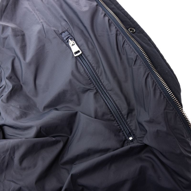 Casaco-Moncler-Puffer-Nylon-e-Tecido-Preto