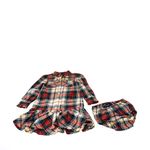Vestido-Ralph-Lauren-Infantil-Xadrez-Vermelho-e-Verde
