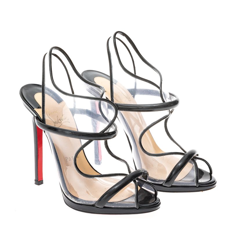 69809-Sandalia-Christian-Louboutin-Vinil-e-Verniz-Preto-verso