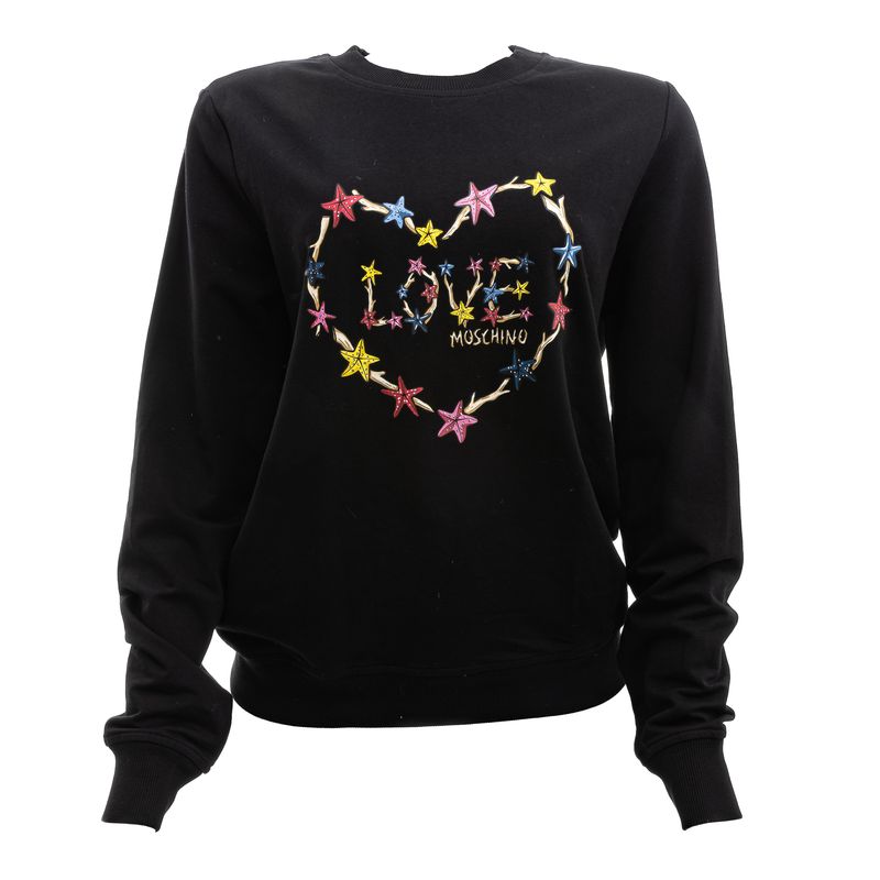 Moletom-Love-Moschino-Estrelas-do-Mar-Preto