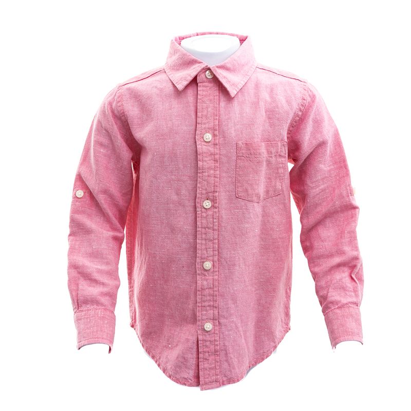 Camisa-Janie-and-Jack-Infantil-Linho-Rosa