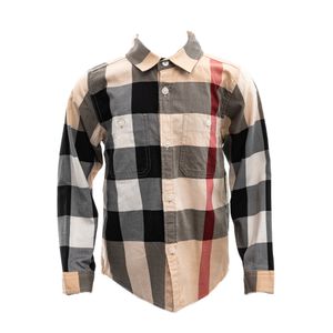 Camisa Burberry Infantil Xadrez Clássica