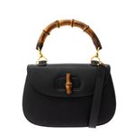 Bolsa-Gucci-Bamboo-1947-Couro-Preto-