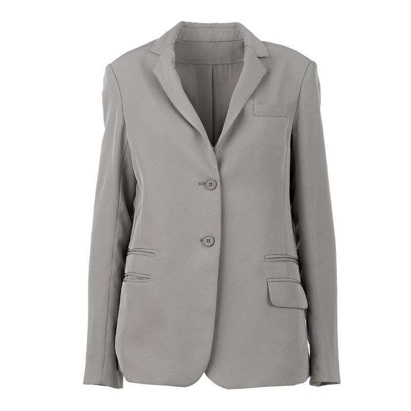 Blazer-Diane-Von-Furstenberg-Tecido-Cinza