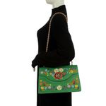 Bolsa-Gucci-Bordado-Flores-e-Couro-Verde