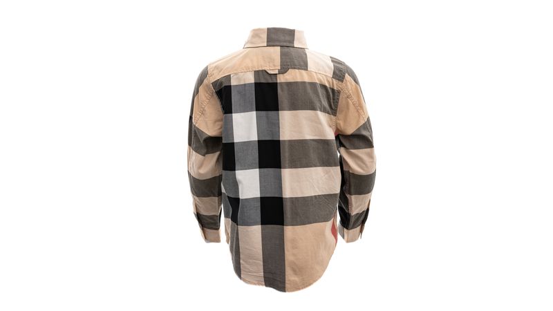 Camisa Burberry Infantil Xadrez Classica Brecho de luxo Prettynew