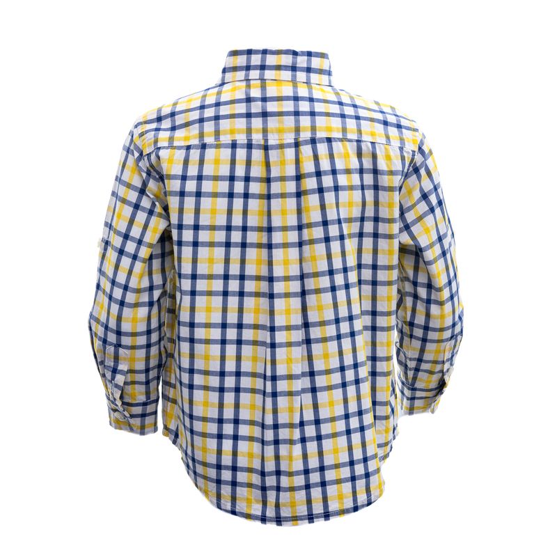 Camisa-Ralph-Lauren-Infantil-Xadrez-Branco-Amarelo-e-Azul
