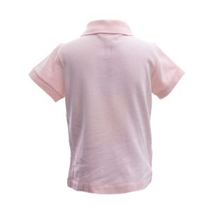 Polo Lacoste Infantil Rosa Claro