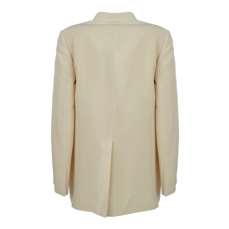Blazer-Stella-McCartney-Tecido-Creme-