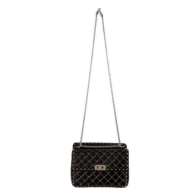 Bolsa-Valentino-Garavani-Rockstud-Spike-Nappa-Preta-