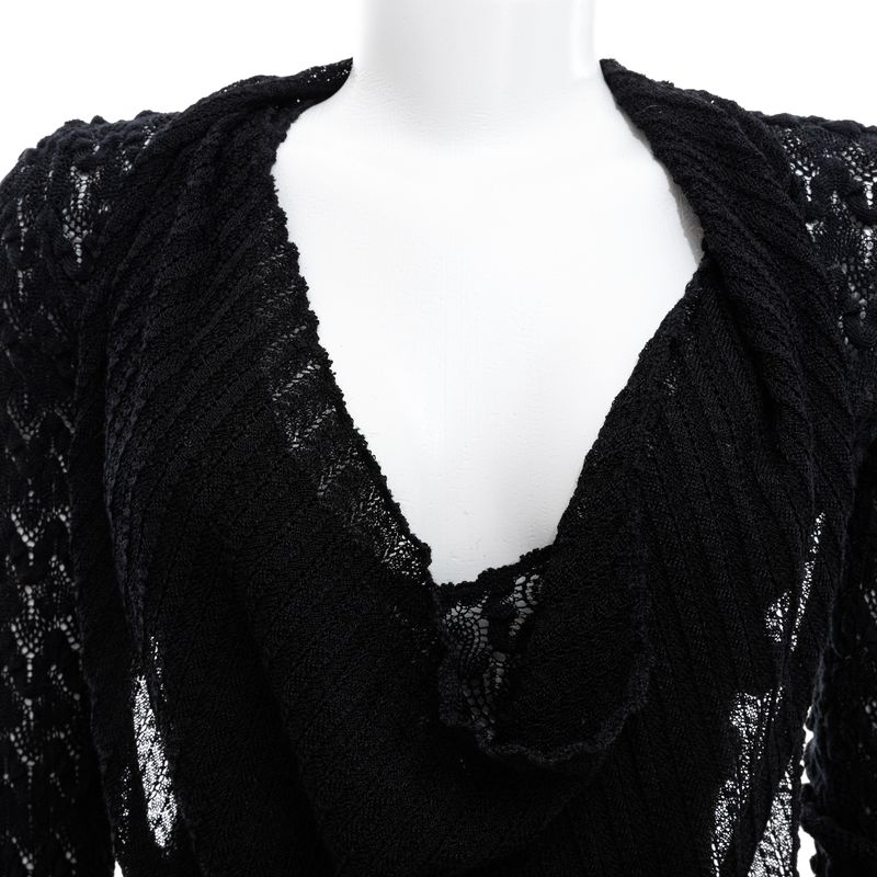 Vestido-Missoni-Tricot-Preto