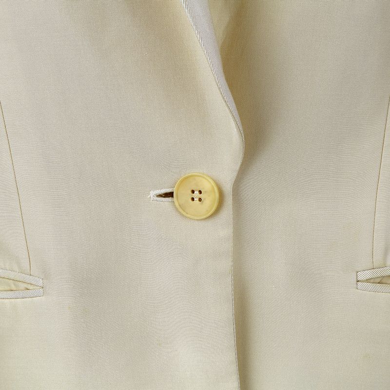 Blazer-Stella-McCartney-Tecido-Creme-
