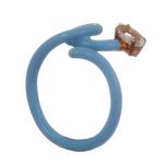 Anel-Ouro-Amarelo-com-Esmalte-Azul-e-Cristal
