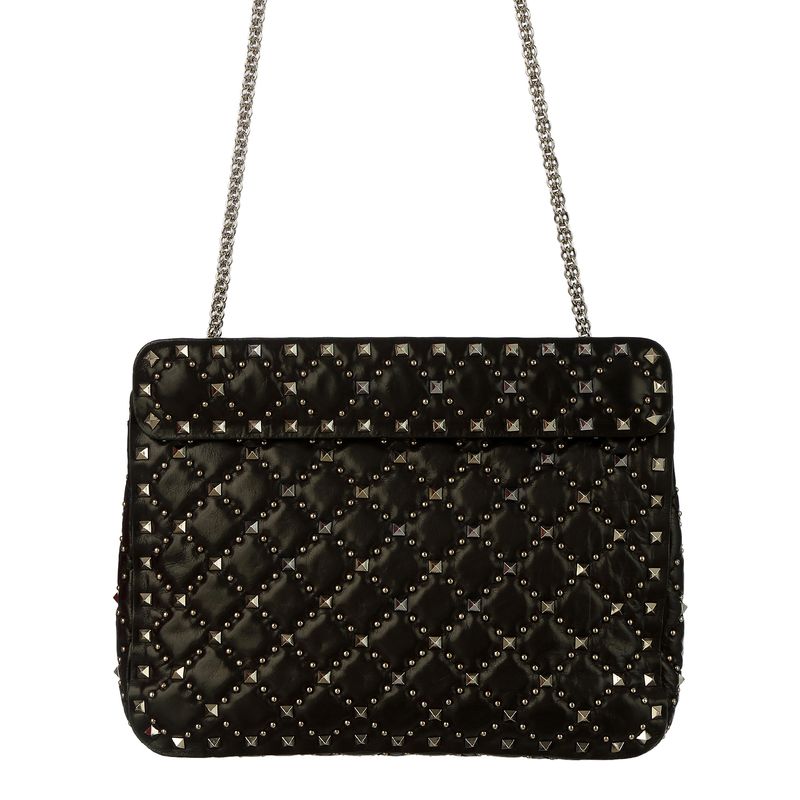 Bolsa-Valentino-Garavani-Rockstud-Spike-Nappa-Preta-