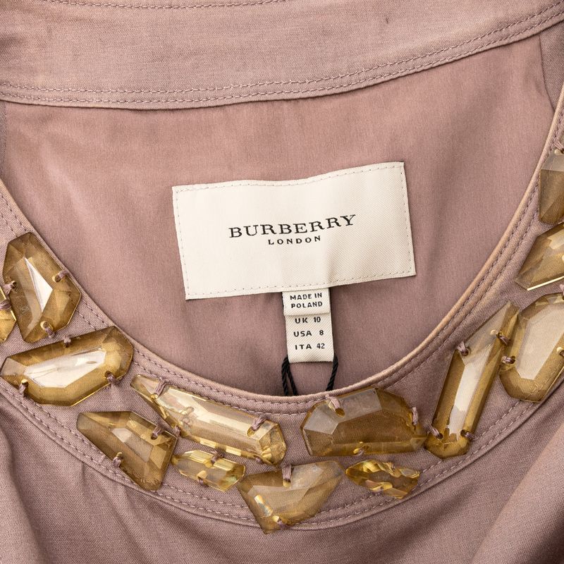 Vestido-Burberry-Taupe-e-Pedras-Amarelas