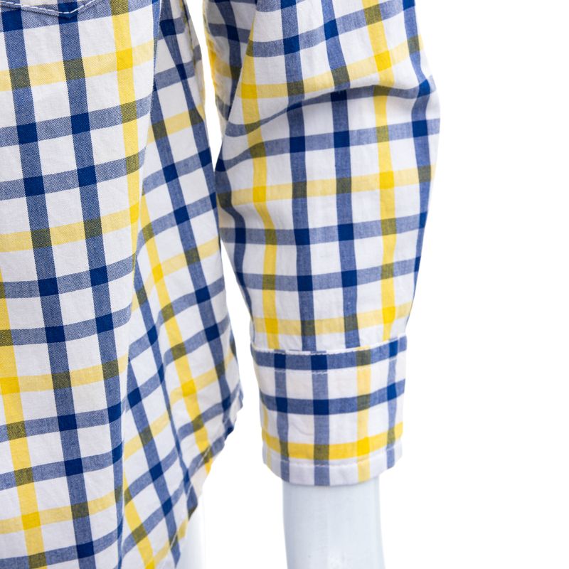 Camisa-Ralph-Lauren-Infantil-Xadrez-Branco-Amarelo-e-Azul