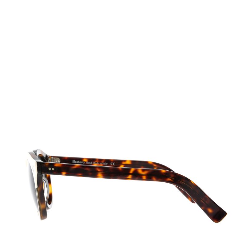 Oculos-Illesteva-Leonard-2-Acetato-Marrom-e-Branco