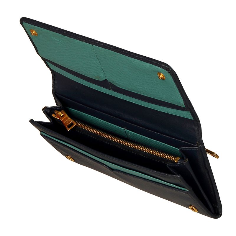 Carteira-Prada-Grande-Couro-Saffiano-Azul-Marinho