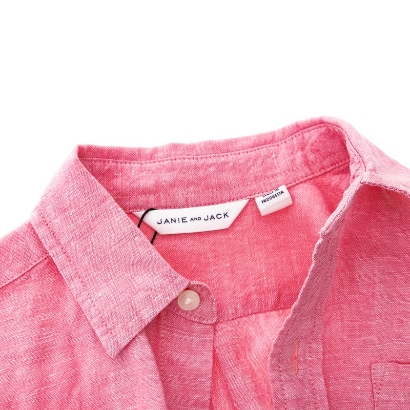 Camisa-Janie-and-Jack-Infantil-Linho-Rosa