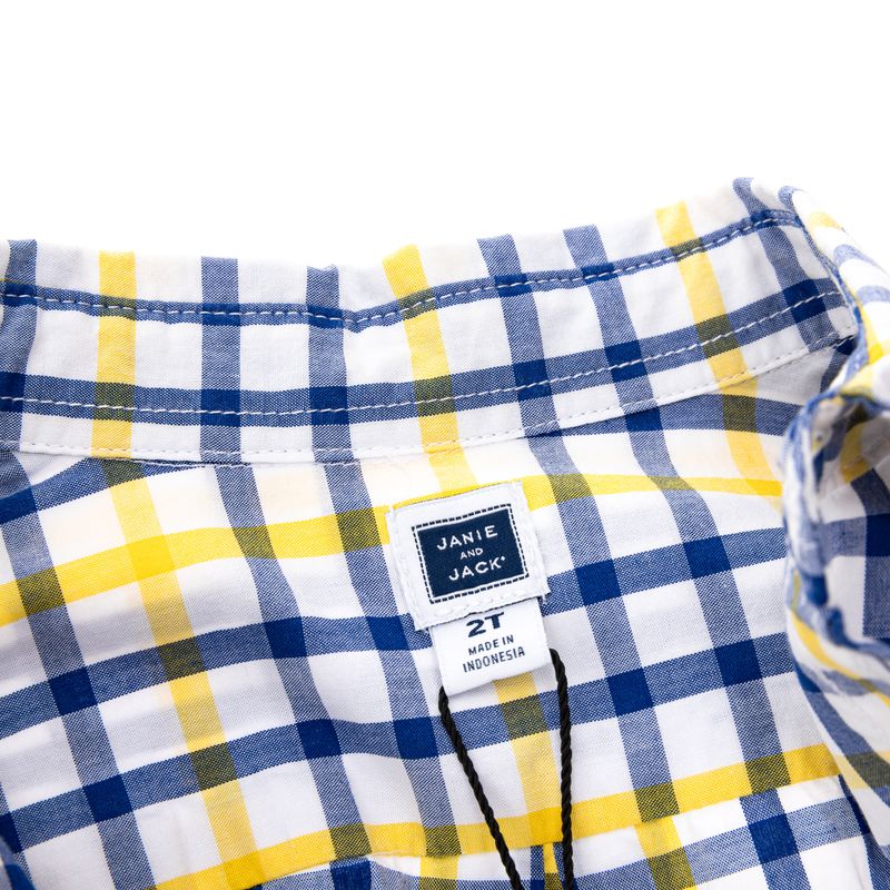 Camisa-Ralph-Lauren-Infantil-Xadrez-Branco-Amarelo-e-Azul
