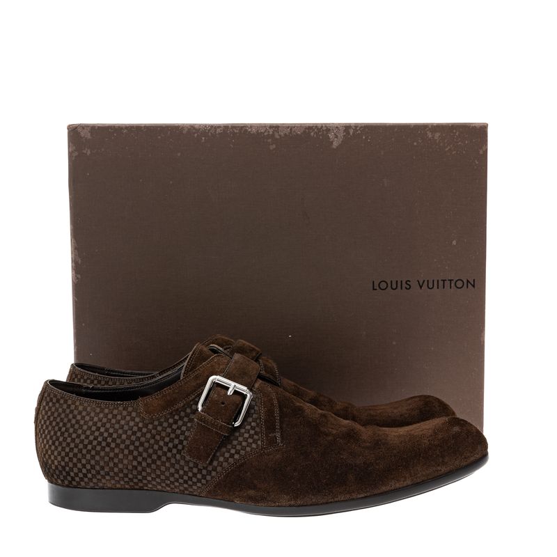 Sapato-Louis-Vuitton-Camurca-Marrom