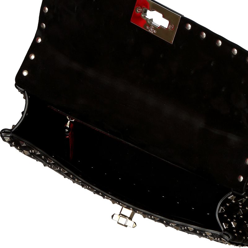 Bolsa-Valentino-Garavani-Rockstud-Spike-Nappa-Preta-