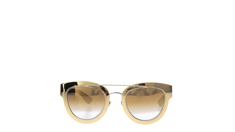 Oculos Christian Dior Chromic Azul Marinho e Dourado Brecho de luxo Prettynew