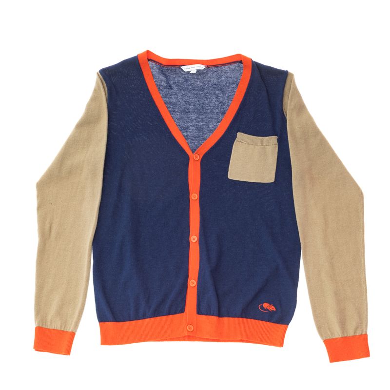 Cardiga-Little-Marc-Jacobs-Infantil-Tricolor