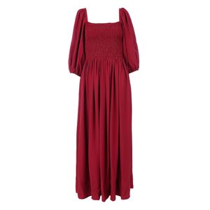 Vestido Carol Bassi Mangas Bufantes Rosa