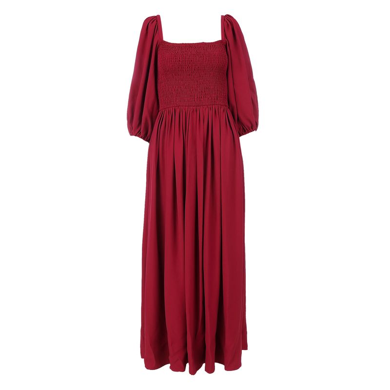 Vestido-Carol-Bassi-Mangas-Bufantes-Rosa