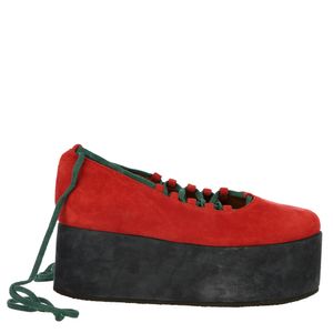 Sapato Botti + Alix Bicolor Azul e Vermelho
