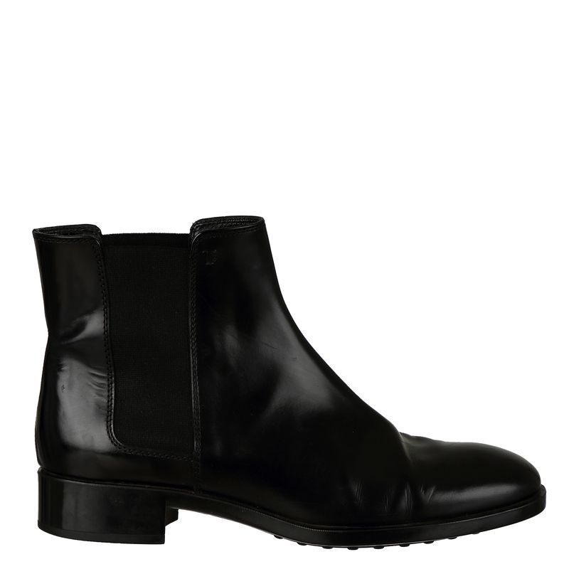 Bota-Tods-Chelsea-Couro-Preto