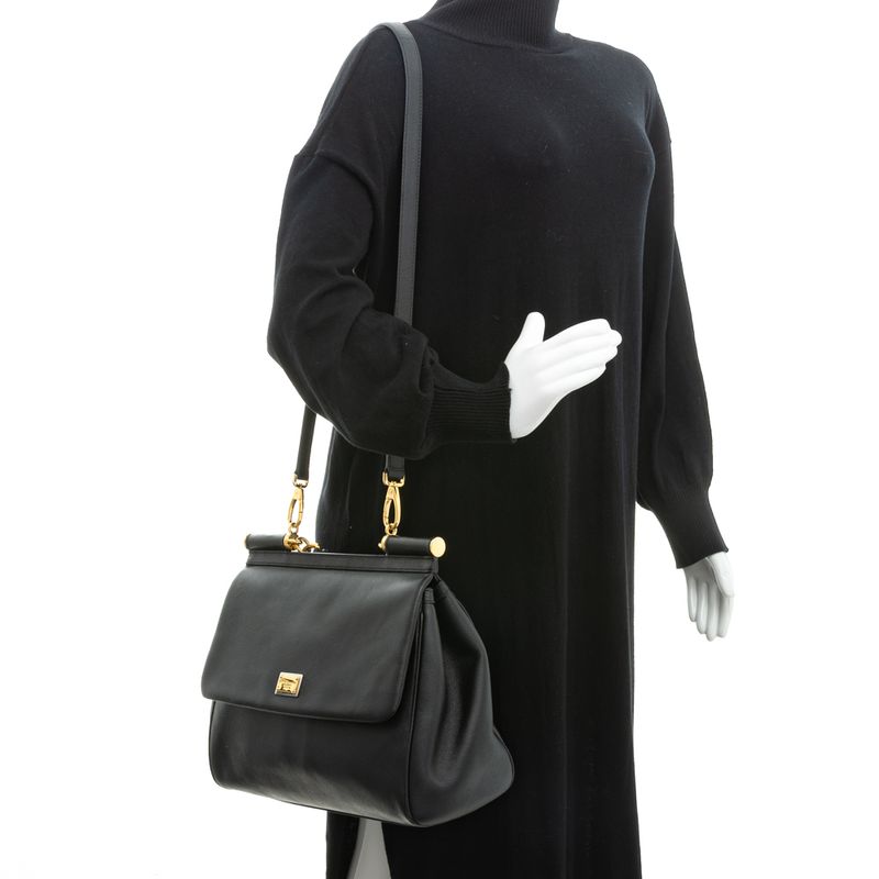 Bolsa-Dolce---Gabbana-Sicily-Grande-Preta